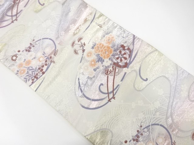 Japanese Kimono / Antique / Fukuro Obi Combined weave